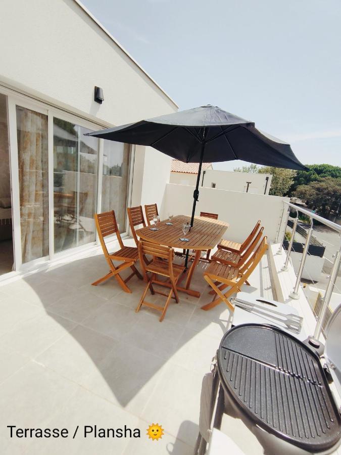 La Villa Yucca Vias Plage - 300M Plage Et Centre Eksteriør billede