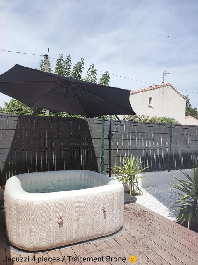 La Villa Yucca Vias Plage - 300M Plage Et Centre Eksteriør billede